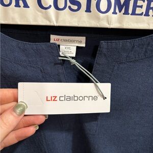 Liz Claiborne Navy Blue Dress XXL